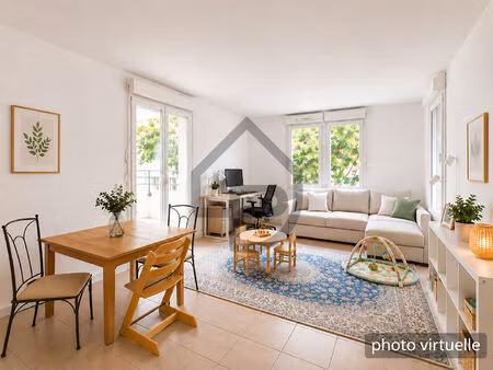 trois pieces de 70 m² loue vide avec jardin et terrasse