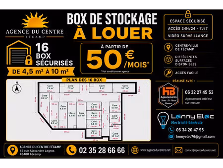 box de stockage hyper centre fécamp