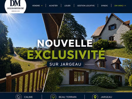 jargeau ? maison solognote de caractère sur terrain paysagé de 2900 m² - 4 chambres - 3 sa