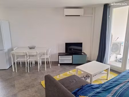 appartement t2 climatisé meublé à l'année