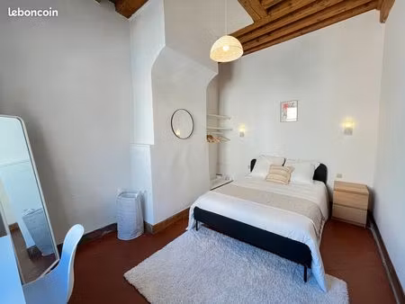 chambre meublée en colocation – lyon 1er