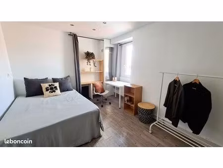 chambres dans t4 meublé en duplex au cœur du centre-ville de saint-étienne