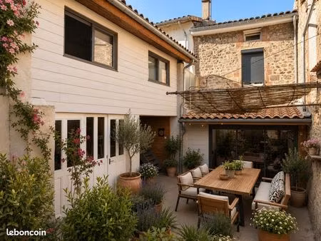 maison de village en pierre rénovée avec jardin – centre d’andance