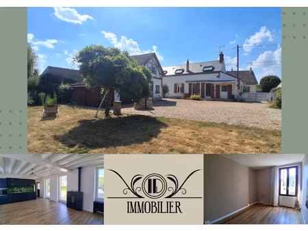 maison principale et maison d'amis avec jardin