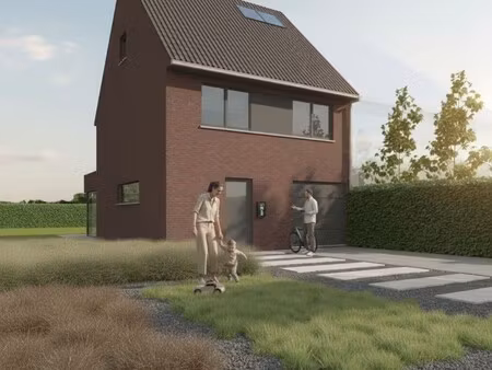 nieuw te bouwen halfopen woning te hooglede.