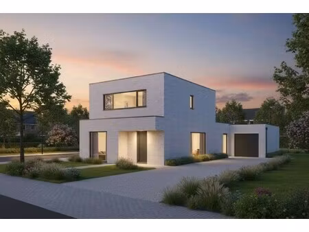 nieuw te bouwen alleenstaande woning te izegem.