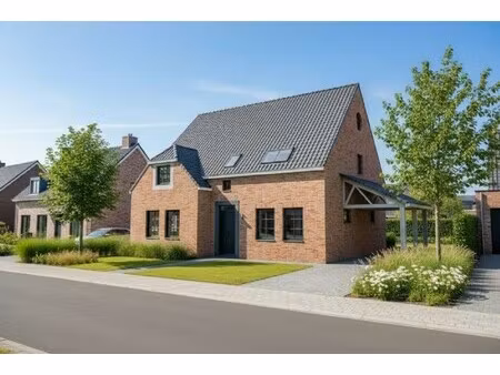 nieuw te bouwen alleenstaande woning te ninove.