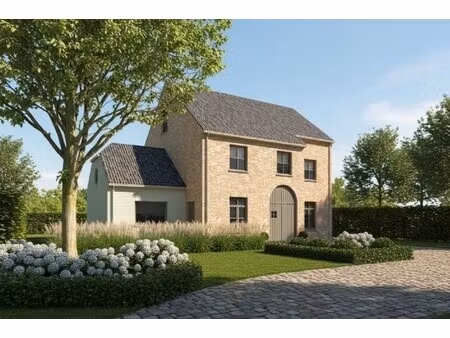 nieuw te bouwen alleenstaande woning te rumbeke.