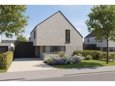 nieuw te bouwen alleenstaande woning te torhout.