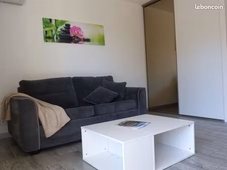 idéal étudiant infirmier  studio 25m2 meublé et rénové  lumineux  balcon  clim