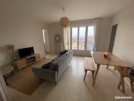 appartement meublé 48m² – vue dégagée – bourges