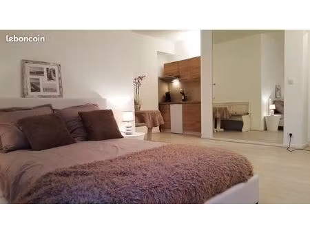 studio 28m2 – proche nice etoile. vue jardin sud. très calme et lumineux