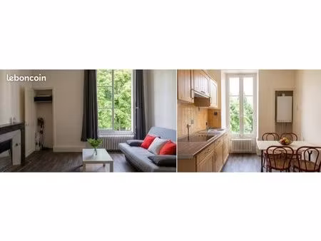 appartement t1 bis centre ville (1 pièce + cuisine séparée)