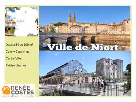 viager libre - h68 ans - niort (79000)