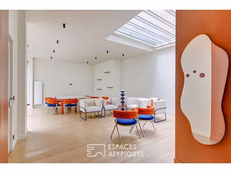 loft avec verrières rénové en rez-de-cour - villiers / europe