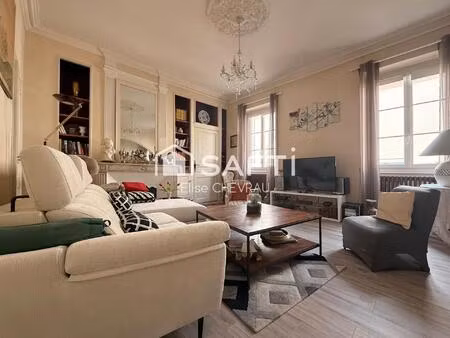 centre-ville de mâcon – appartement de charme de 87 m²