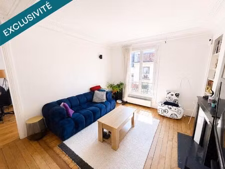 paris 20e – gambetta – 2 pièces de charme au calme absolu