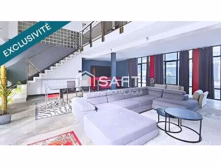 superbe loft - 6 pièces - bureaux & box - 265 m²