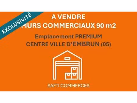 à vendre – murs commerciaux - emplacement premium à embrun