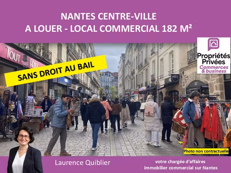 44000 nantes - local commercial a louer 182 m²