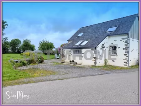 maison à vendre 76 m² avec grand terrain ploudiry (29)