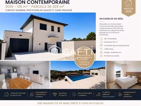 élégance  modernité et prestations haut de gamme : découvrez cette villa contemporaine de 