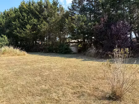 lavau (85) au calme absolu cadre campagne superbe terrain a batir 500m² hors lotissement a