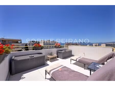 cannes basse californie - penthouse 4 chambres aperçu mer