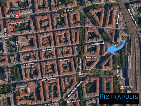 lyon 6e – brotteaux – très beau t3 de 76 m².