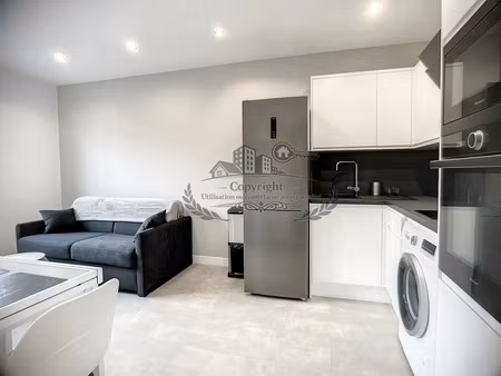 spacieux t1 meuble 28.05 m² avec espace nuit ( lit double 160 cm avec dressing)