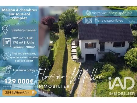 maison à sainte-suzanne (25630)