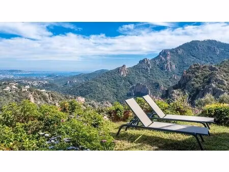 villa provençale 3 chambres avec vue mer panoramique - les adrets-de-l'estérel