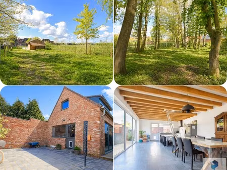 landelijk gelegen ruime woning met tuin  kleine weide & bijgebouw gelegen in oedelem op 1 