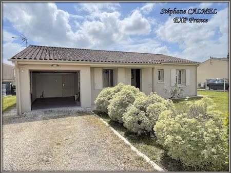 maison plain-pied - 88 m² - au calme - 3 chambres