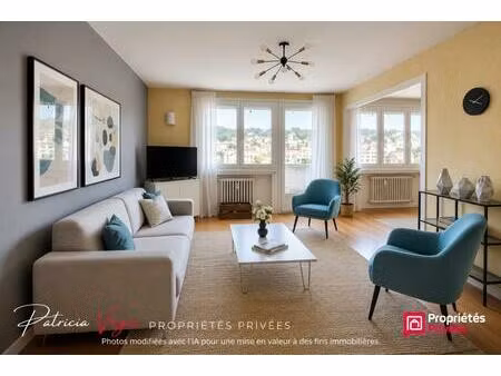 saint-etienne fauriel vivaraise appartement de 80 m² avec deux garages fermés plus une cav