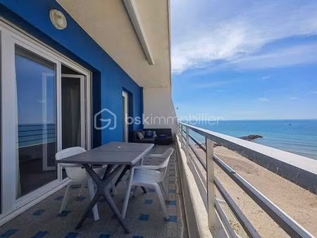 *** palavas-les-flots rive gauche magnifique appartement traversant vue mer avec terrasse 