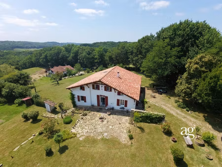 maison basque avec corps de ferme vue montagnes & grand terrain