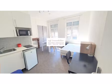 location appartement 1 pièce 22m² dunkerque 59140