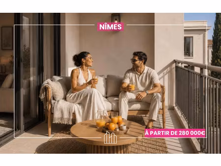 vente appartement neuf 3 pièces 81m2 nîmes - 498000 € - surface privée
