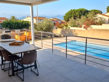 villa 3 faces 100 m2 avec piscine et garage