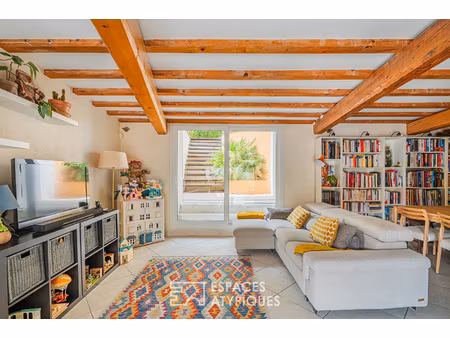 maison avec jardin surélevé en vallée du grésivaudan