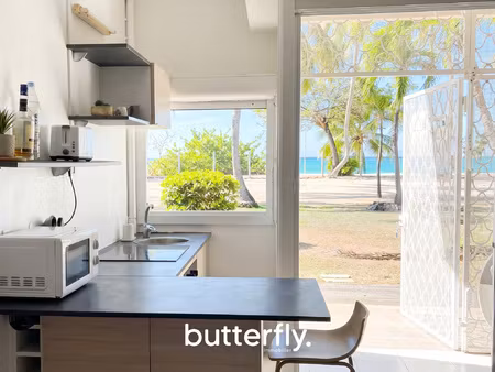 studio 29m2 avec accès plage + terrasse vue mer - le moule