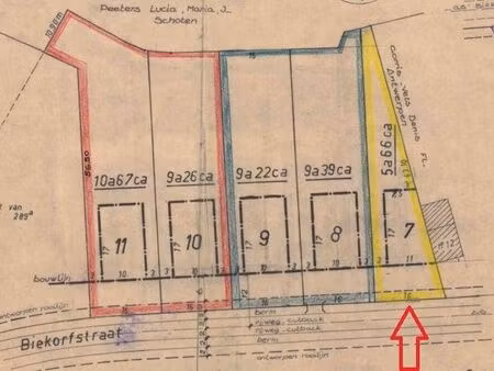 terrain à vendre à biekorfstraat 24a heist-op-den-berg (rbw27355)