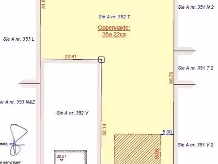 terrain à vendre à jagerslaan tremelo (rbw27387)