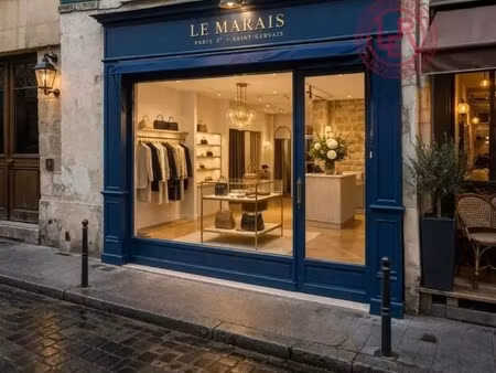location commerce paris 4eme 75004 30m²