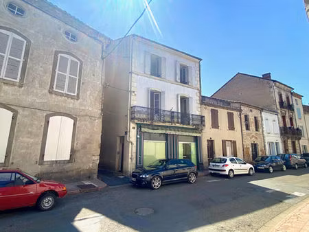 villeneuve centre  immeuble sur 3 niveaux pour investisseur  comprenant un local commercia