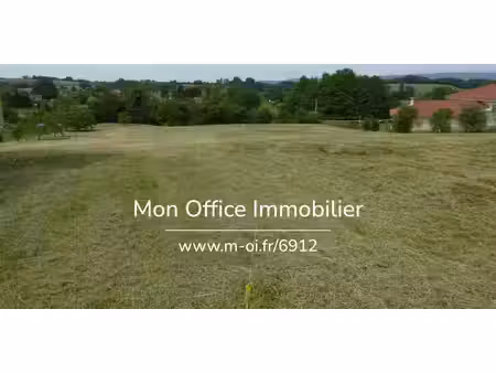 référence : 6912-mco - exclusivité terrain plat viabilisé d'une surface de 2000m2 possibil