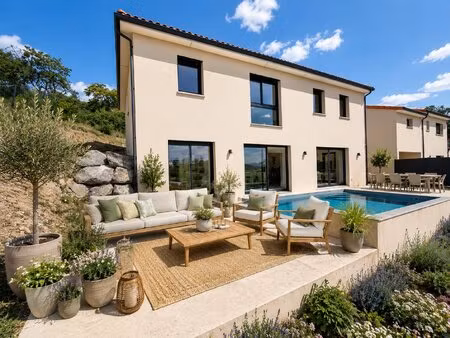vente interactive  maison 4 ch et bureau piscine