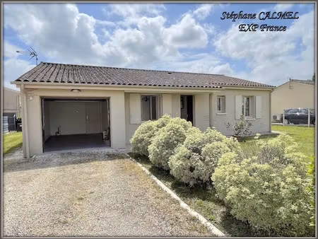maison plain-pied - 88 m² - au calme - 3 chambres