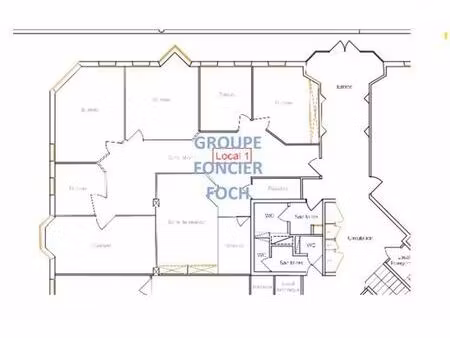 bureau prestigieux de 152 m2 en location - lyon  auvergne-rhône-alpes